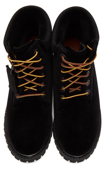 OFF-WHITE x Timberland Velvet Hiking Boots Virgil Abloh - Picture 13 of 14